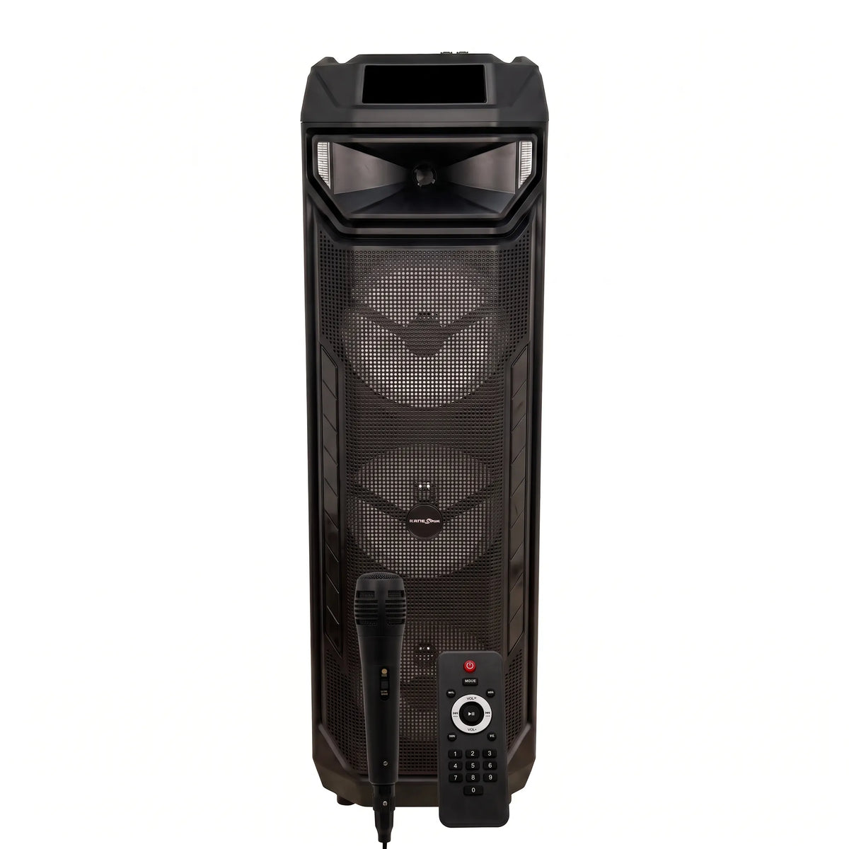 Parlante Bluetooth Master Sonic MS-3862BT Triple Woofer 8” 500W Recargable con Luces LED y TWS