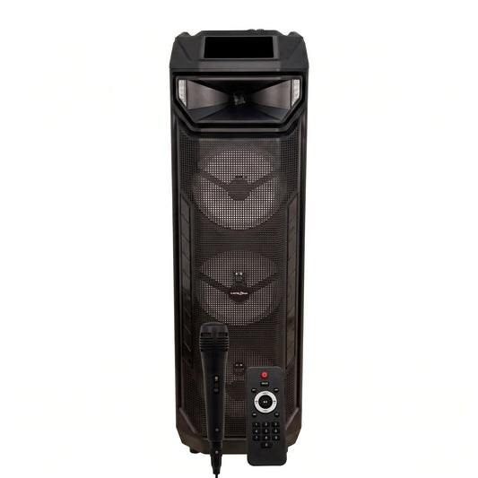 Parlante Bluetooth Master Sonic MS-3862BT Triple Woofer 8” 500W Recargable con Luces LED y TWS