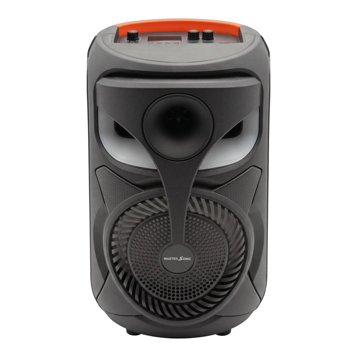 Parlante Bluetooth Master Sonic MS-854BT 8” Recargable con Luces LED, Radio FM y TWS