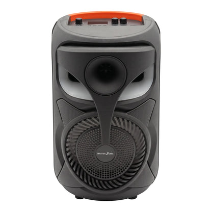 Parlante Bluetooth Master Sonic MS-854BT 8” Recargable con Luces LED, Radio FM y TWS