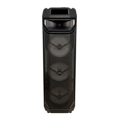 Parlante Bluetooth Master Sonic MS-3862BT Triple Woofer 8” 500W Recargable con Luces LED y TWS
