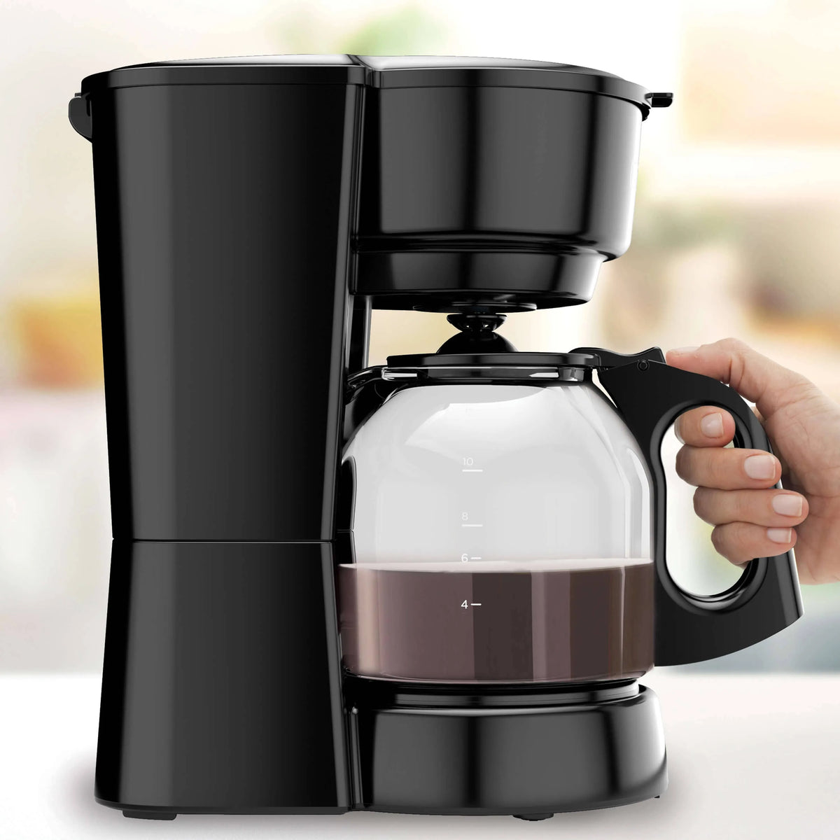 Cafetera 12 tazas Black+Decker CM0916B semi automática de goteo color negro