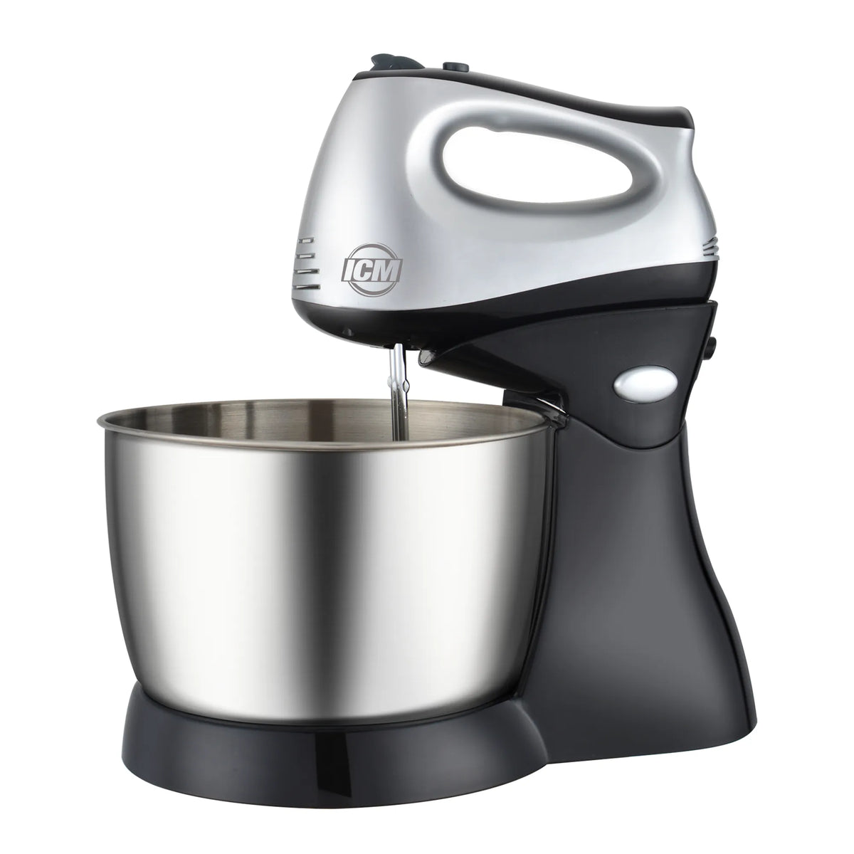 Batidora De Pedestal ICM 2 En 1 250W 5 Velocidades + Turbo con Tazón Acero Inoxidable