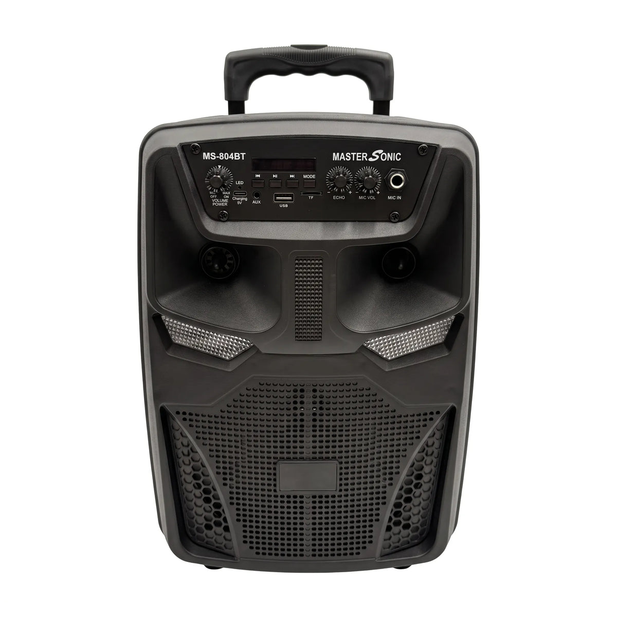 Parlante Bluetooth Master Sonic MS-804BT 8” Recargable con Radio FM, USB y Micrófono