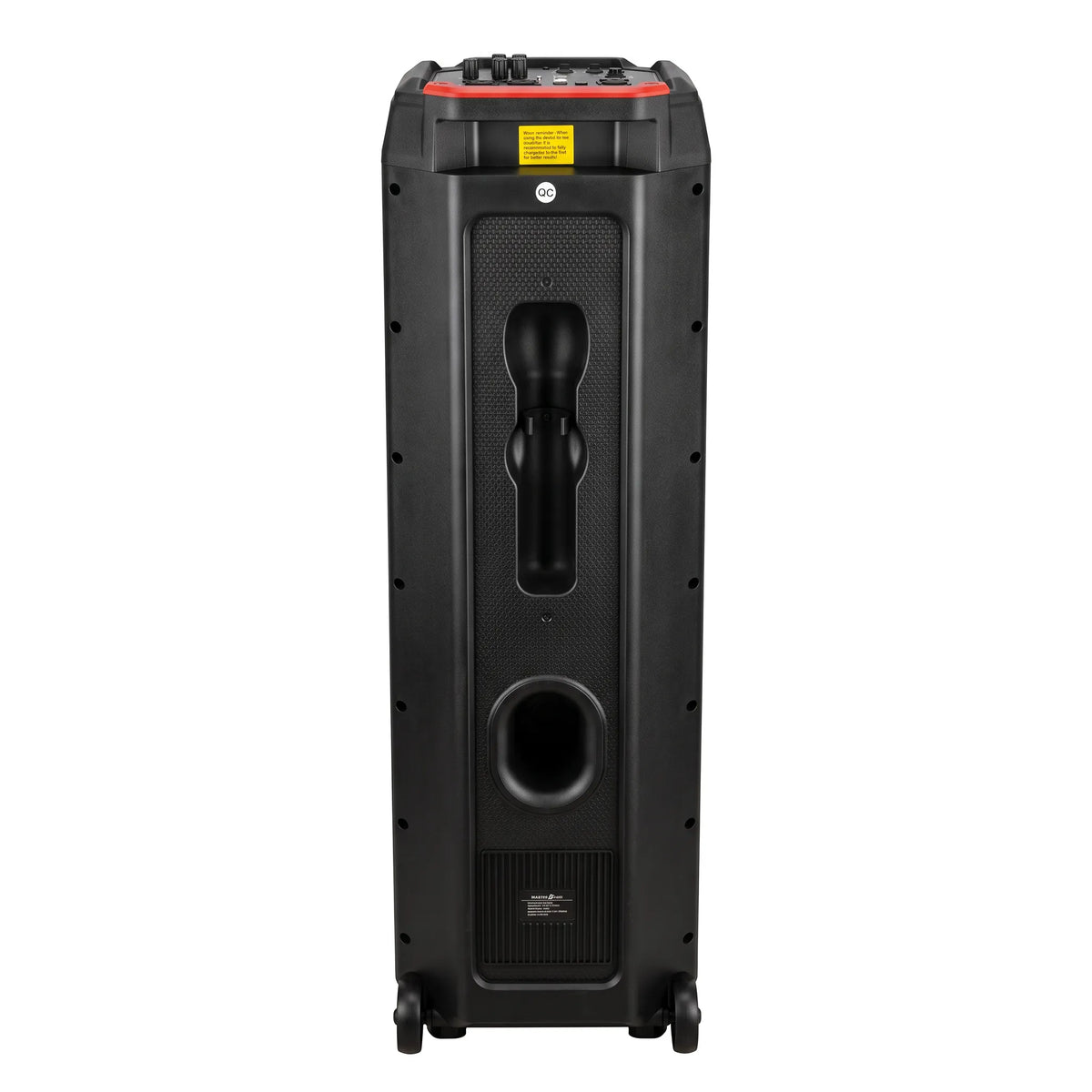 Parlante Bluetooth Master Sonic MS-3862BT Triple Woofer 8” 500W Recargable con Luces LED y TWS