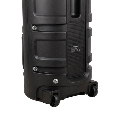 Parlante Bluetooth Master Sonic MS-2842BT Doble Woofer 8” Recargable con Luces LED y Radio FM