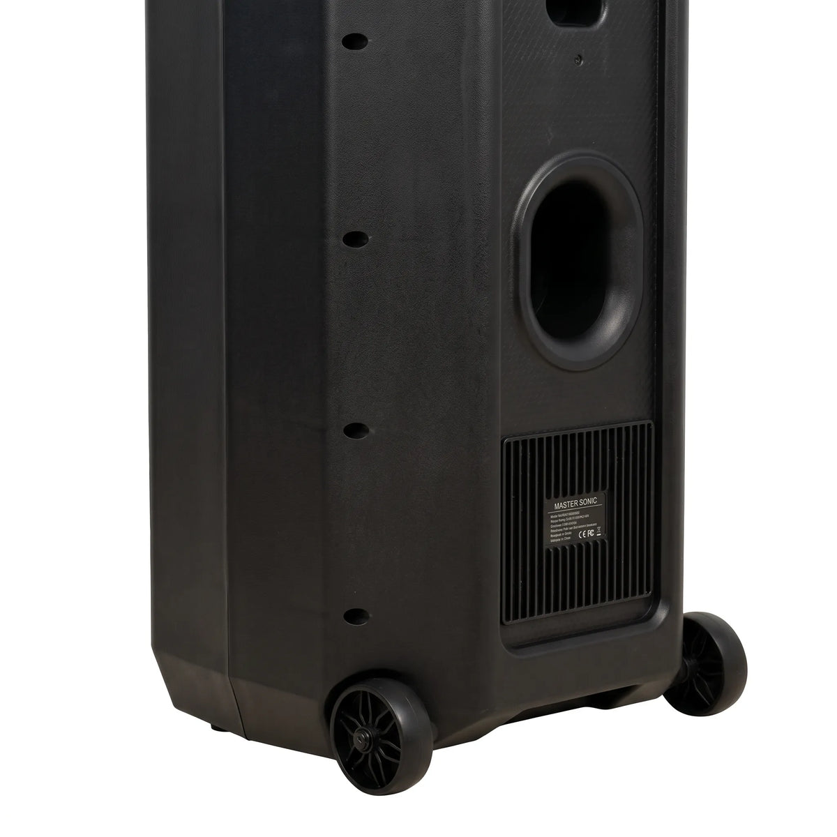 Parlante Bluetooth Master Sonic MS-3862BT Triple Woofer 8” 500W Recargable con Luces LED y TWS