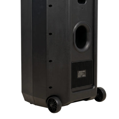 Parlante Bluetooth Master Sonic MS-3862BT Triple Woofer 8” 500W Recargable con Luces LED y TWS