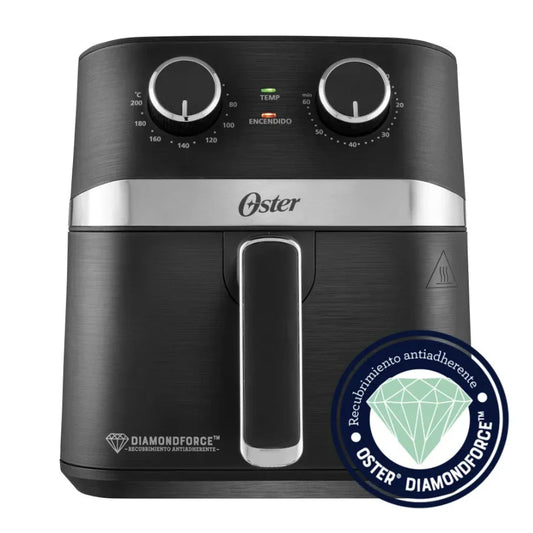 Freidora de aire manual Oster de 4L de capacidad CKSTAF401MDF
