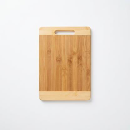 Tabla De Corte Bambú Madera Natural 30x20 Cm Libre De Bpa