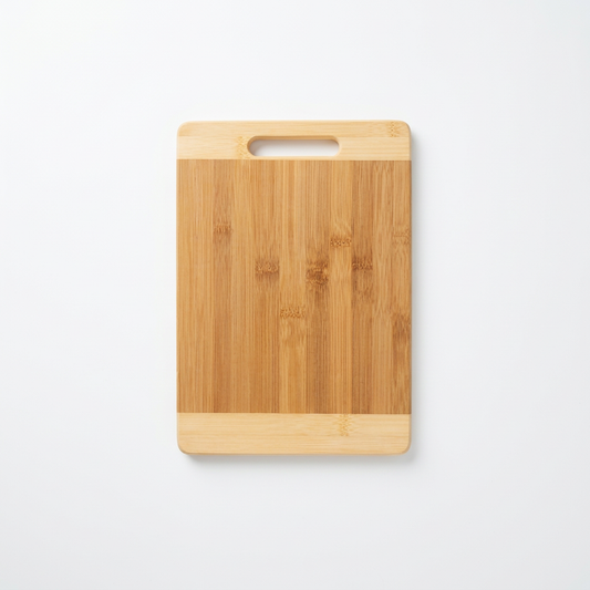 Tabla De Corte Bambú Madera Natural 30x20 Cm Libre De Bpa