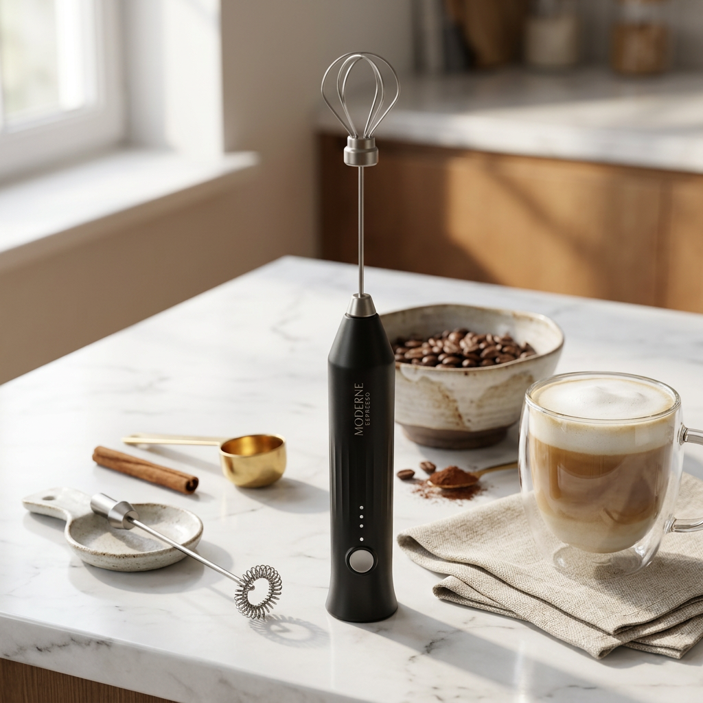 Mezclador Eléctrico Batidor Recargable Espumador Carga Usb