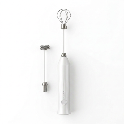 Mezclador Eléctrico Batidor Recargable Espumador Carga Usb